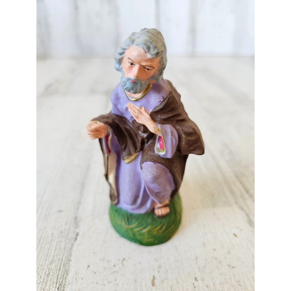 Vintage Shepherd West Germany nativity village Xmas - Picture 1 of 9